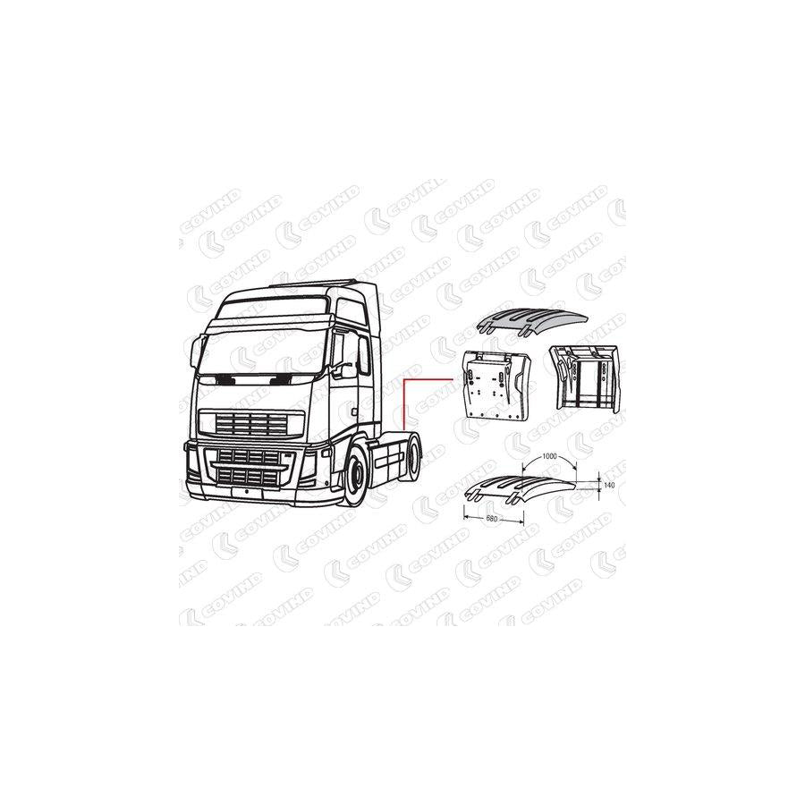 Covind 3Fh/535 Wing Fender