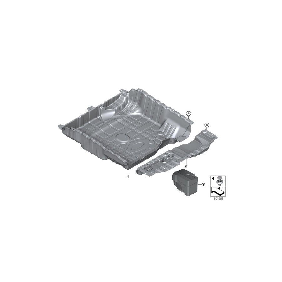 Genuine BMW 51477458394 G06 Insert For Luggage Compartment (Inc. X6 40i, X6 40iX & X6 M50dX) | ML Performance US