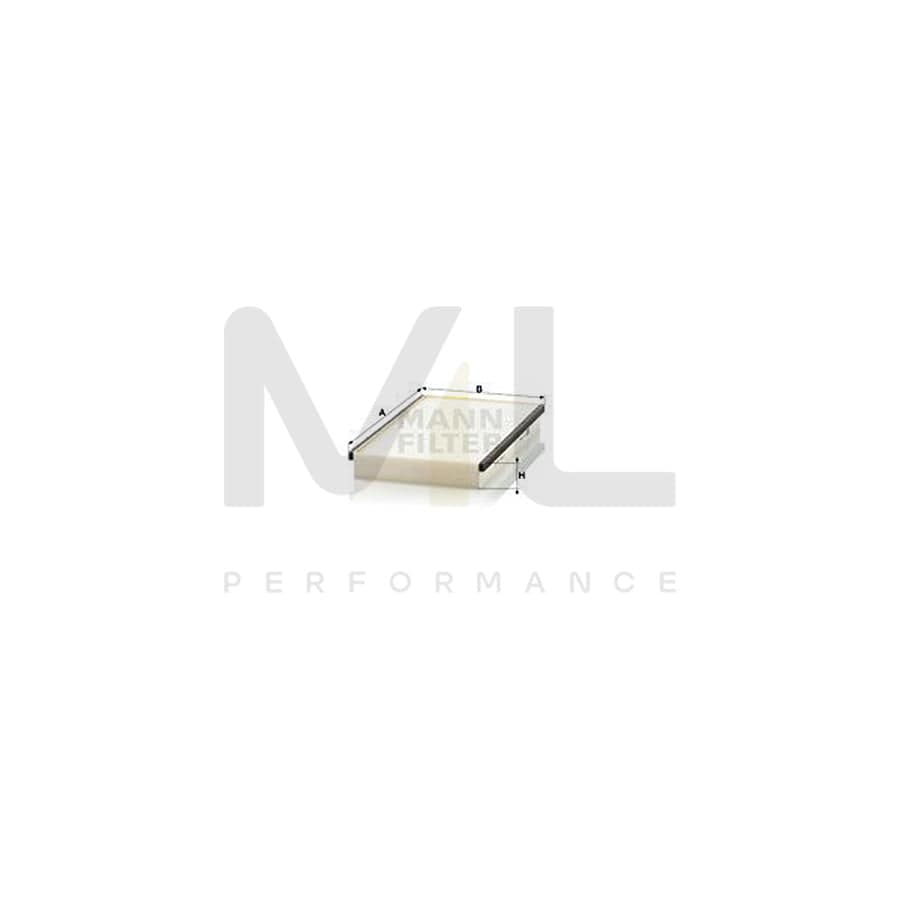 MANN-FILTER CU 2746 Pollen filter Particulate Filter
