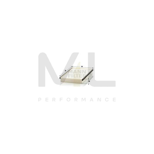 MANN-FILTER CU 2746 Pollen filter Particulate Filter