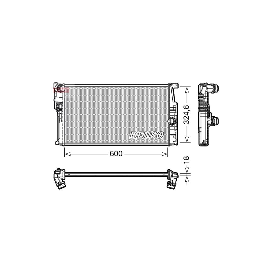 DENSO DRM05017 Engine Radiator