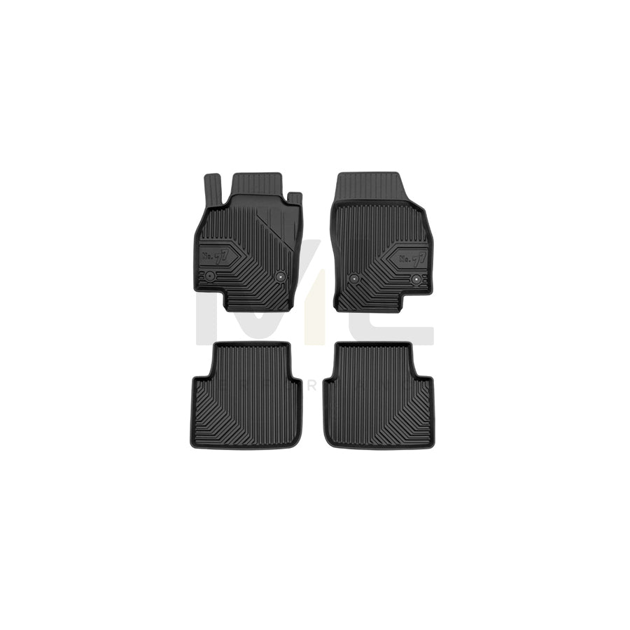 FROGUM Tailored, No.77 77408906 Floor mat set for SKODA Scala Hatchback Elastomer, Front and Rear, Quantity: 4, Black, (LHD)