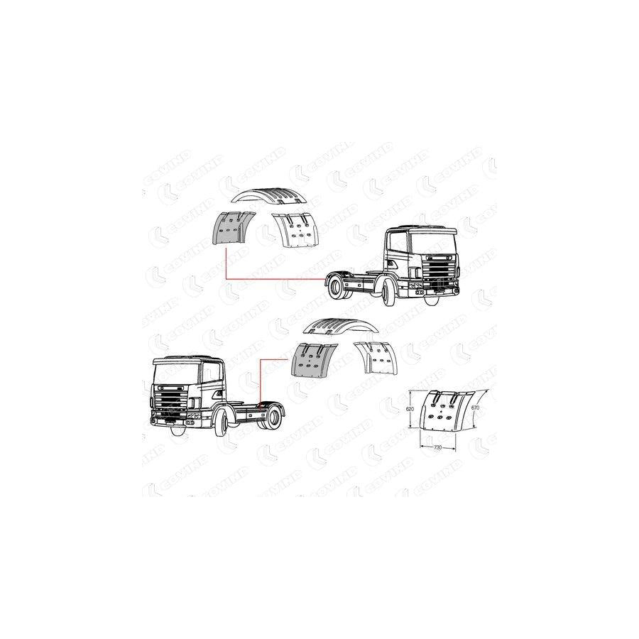 Covind 144/518 Wing Fender