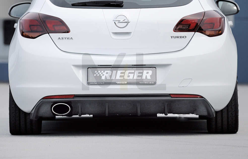 Rieger 00099861 Opel Astra J Rear Diffuser 2 | ML Performance UK Car Parts