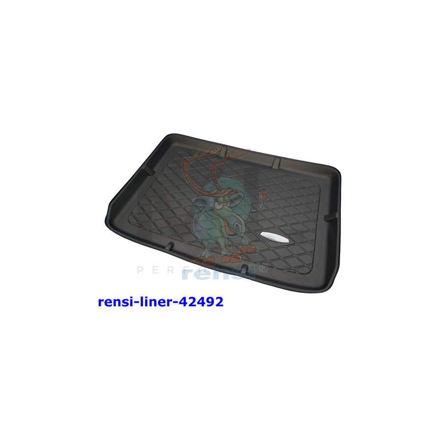 RENSI 42492 Car boot tray for SKODA Yeti (5L) Plastic, Nonslip