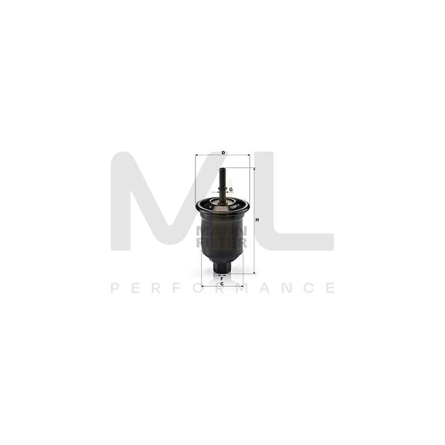 MANN-FILTER WK 68/83 Fuel filter for MITSUBISHI GALANT In-Line Filter