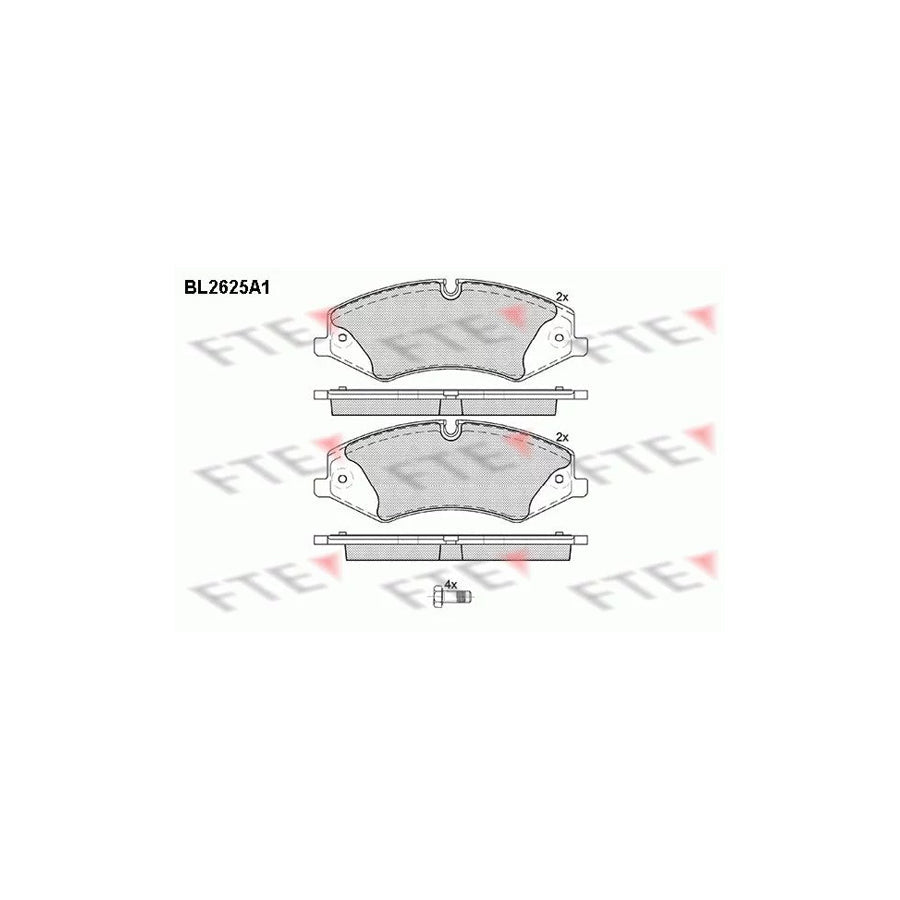 FTE Bl2625A1 Brake Pad Set