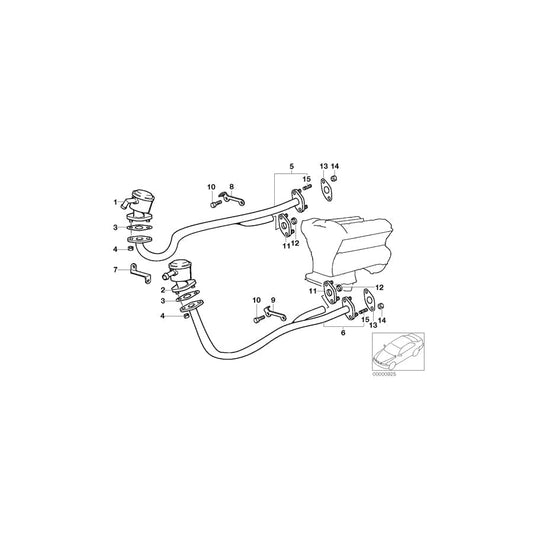 Genuine BMW 11721704516 E38 E31 Holder ZYL.7-12 (Inc. L7, 750i & 750iLS) | ML Performance UK Car Parts