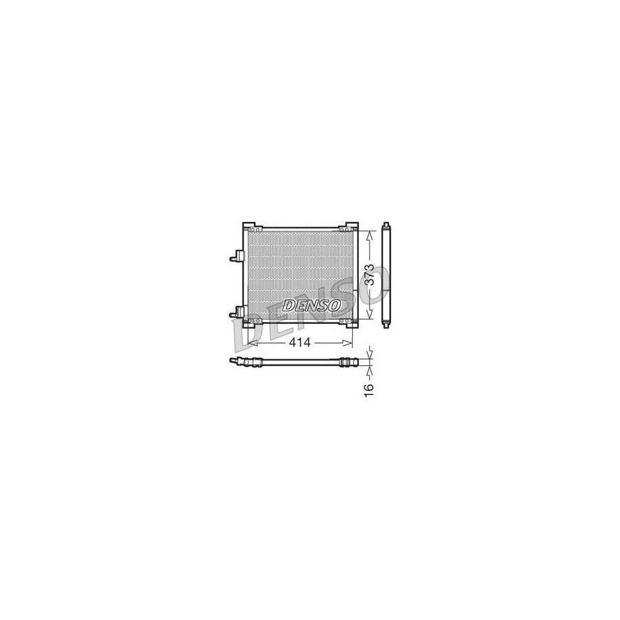 DENSO DCN10015 Air Conditioning Condenser