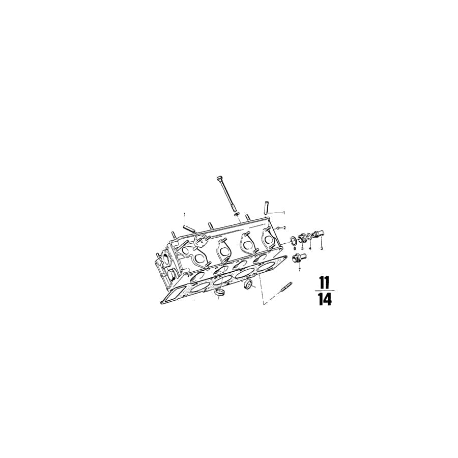 Genuine BMW 11121744337 E30 E28 E23 Threaded Plug M6 (Inc. 316i, 320 & 630CS) | ML Performance UK Car Parts
