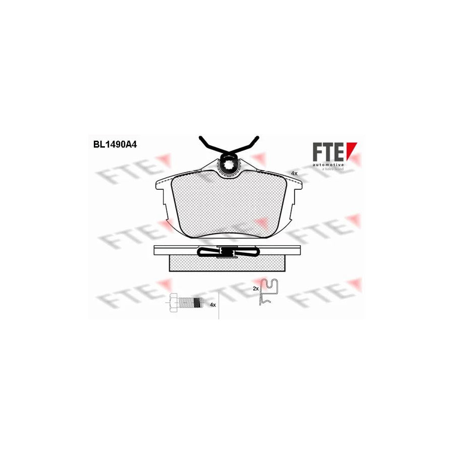 FTE 9010221 Brake Pad Set