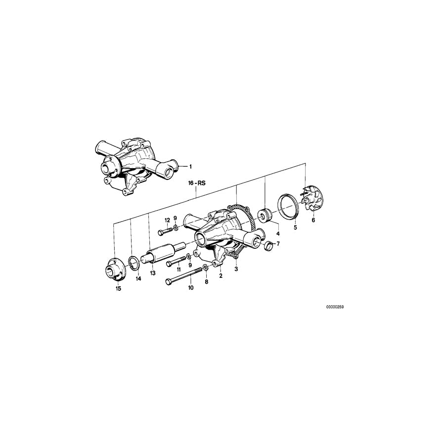 Genuine BMW 11511319055 Hub S14/3+S14/7 (Inc. E30 M3 & E36 318iS) | ML Performance US Car Parts