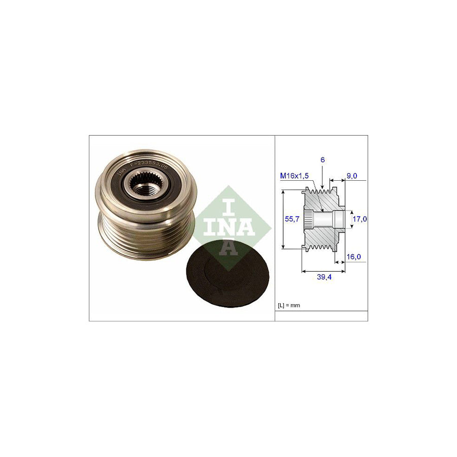 Ina 535 0060 10 Alternator Freewheel Clutch | ML Performance US Car Parts
