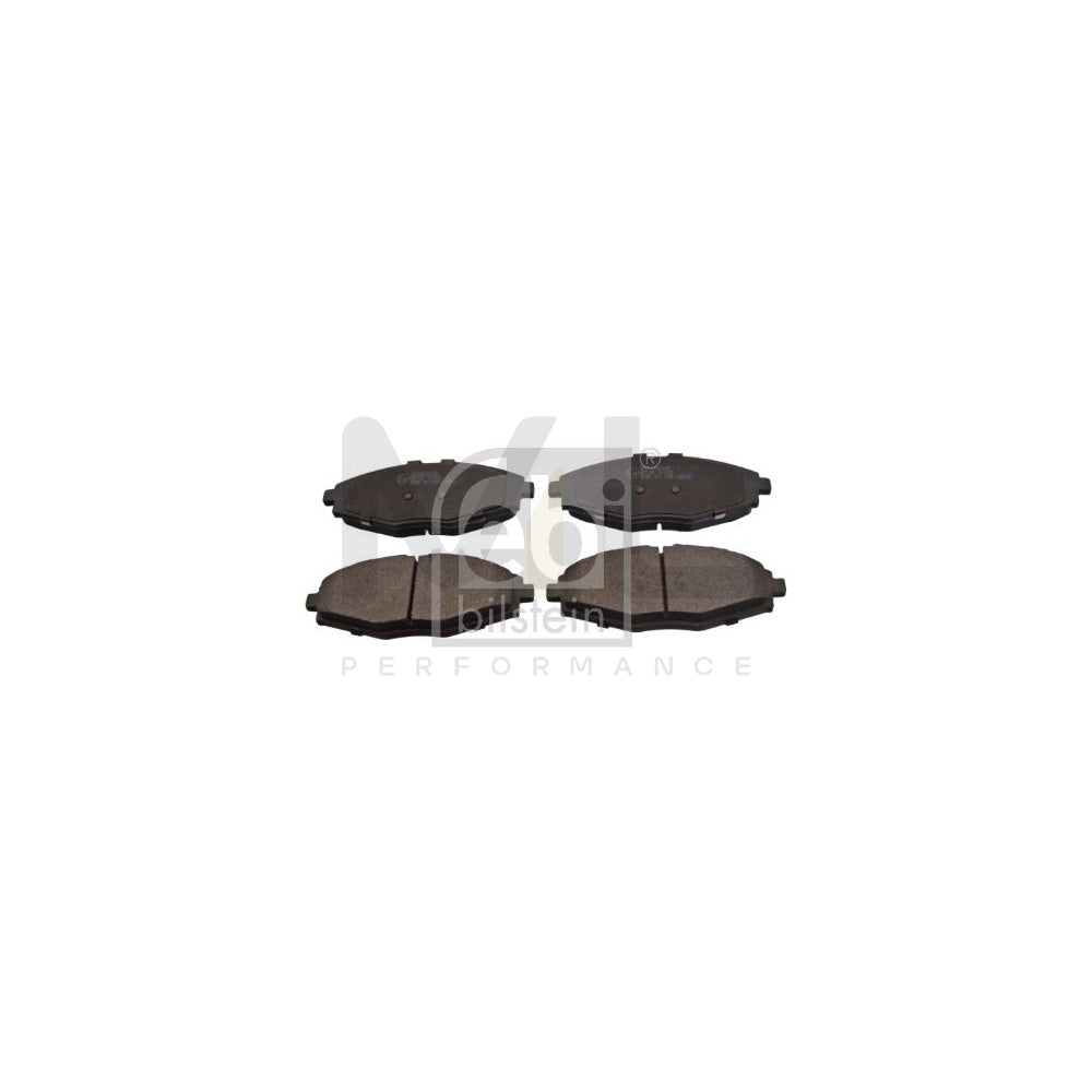 Febi Bilstein 16341 Brake Pad Set Front Axle, Excl. Wear Warning Contact
