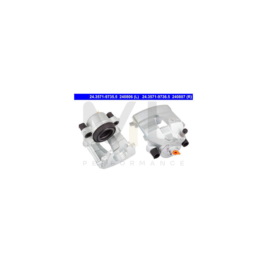 ATE 24.3571-9736.5 Brake Caliper without holder