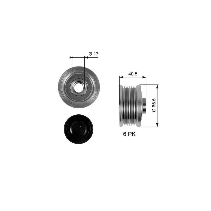 Gates OAP7032 Alternator Freewheel Clutch