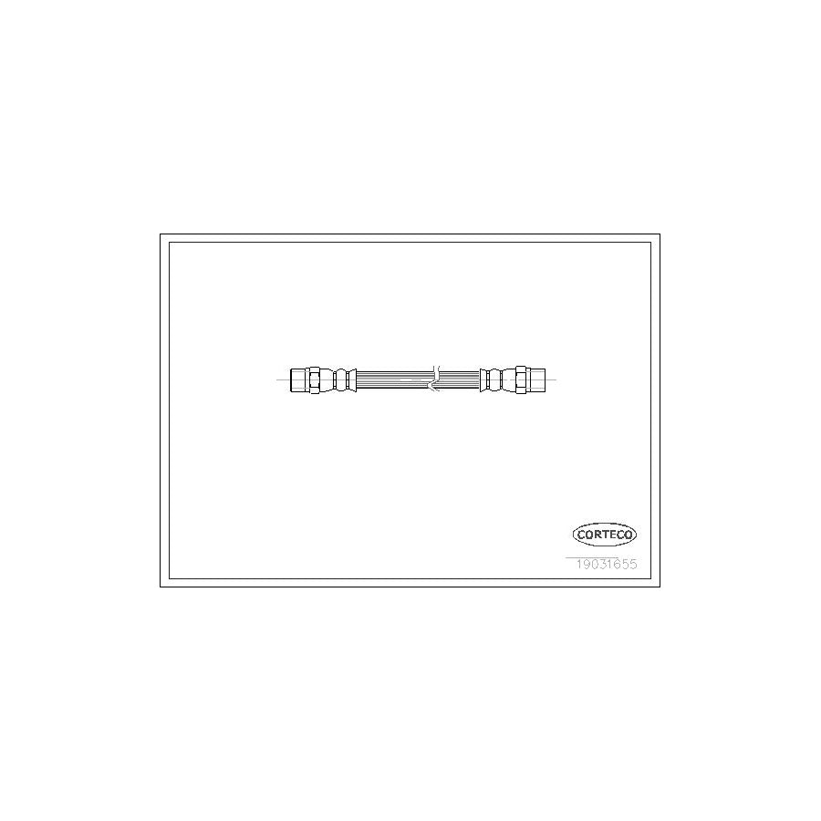 Corteco 19031655 Brake Hose