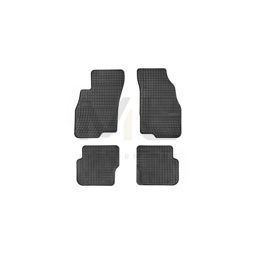 FROGUM Tailored 542964 Floor mat set Elastomer, Front and Rear, Quantity: 4, Black, (LHD)