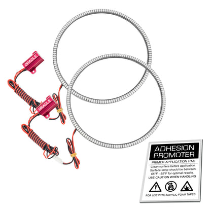 ORACLE Lighting Oracle 97-06 Jeep Wrangler TJ Surface Mount LED Headlight Halo Kit - Red