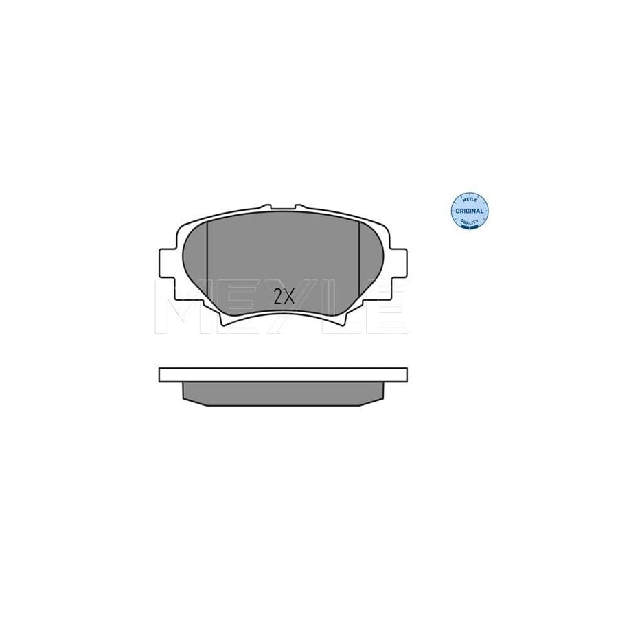 Meyle 025 258 7814 Brake Pad Set For Mazda 3