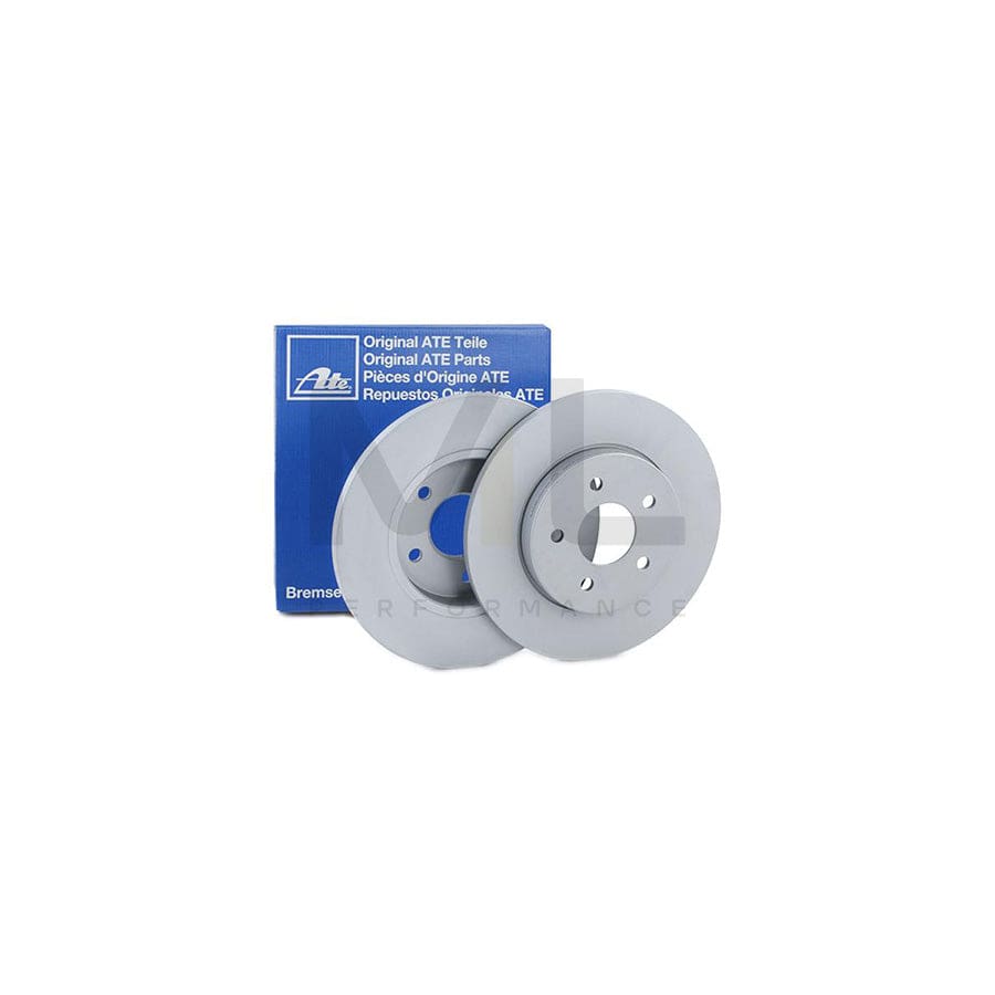 ATE 24.0112-0154.1 Brake Disc Solid, Coated  - 1 piece