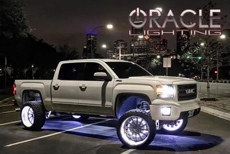 ORACLE Lighting Oracle LED Illuminated Wheel Rings - Double LED - White