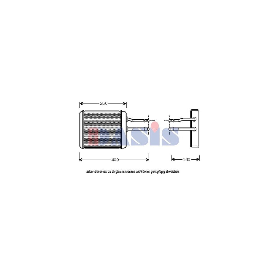 AKS Dasis 019002N Heater Matrix
