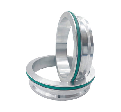 Granatelli Motor Sports Granatelli 3.0in Stainless Steel Dual Seal Clamp Weld-On Ferrule Set
