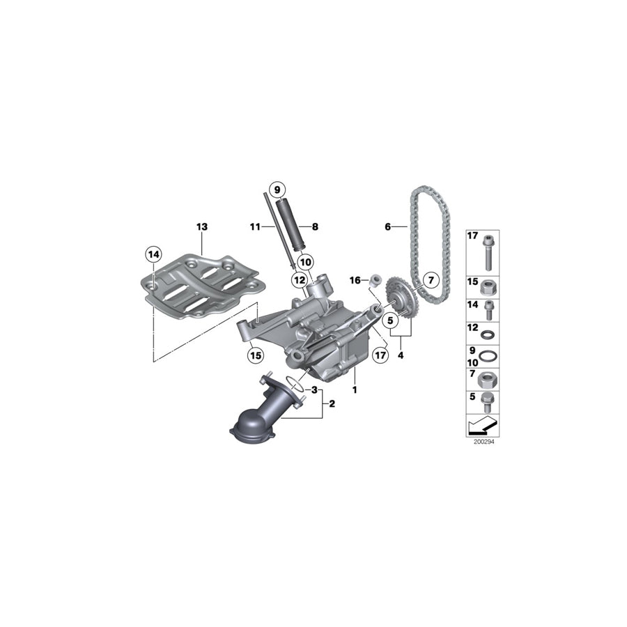 Genuine BMW 11417583667 F01 F03 Oil Pipe Inlet (Inc. Phantom, Cullinan Black Badge & M760iX) | ML Performance US Car Parts