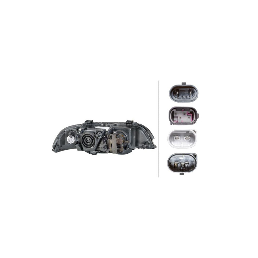 Hella 1EL 008 052-571 Headlight For BMW 5 Series