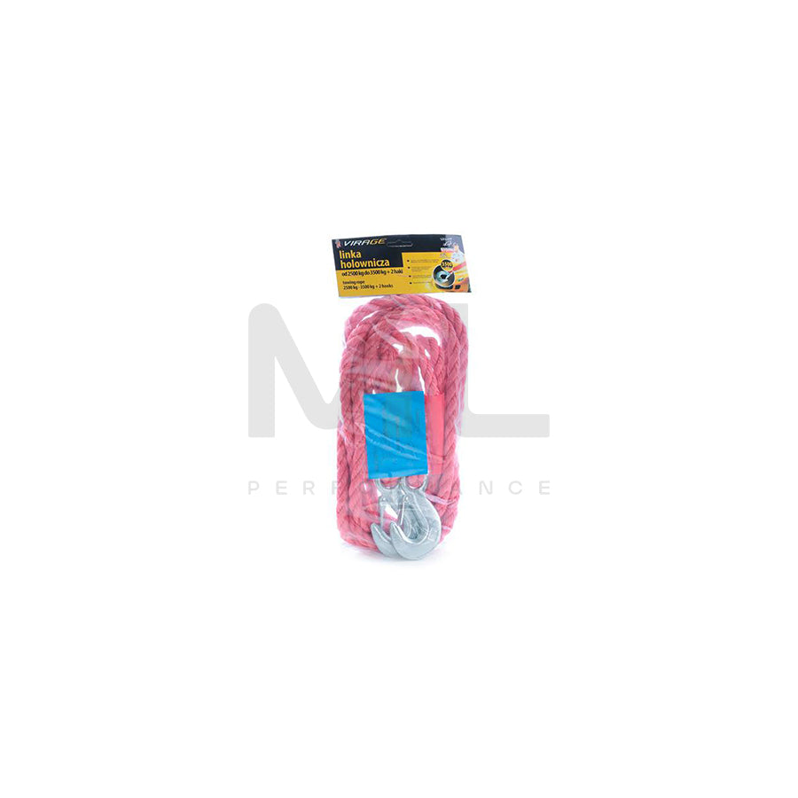 VIRAGE 94-034 Tow rope 4m, 3500 kg, with hook