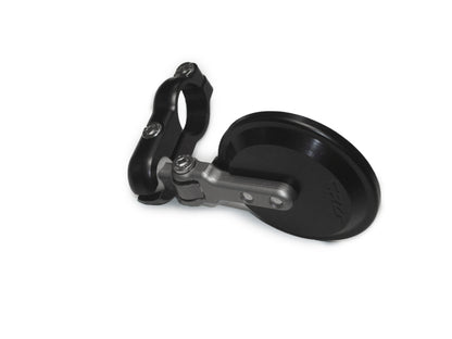 CRG Constructors CRG Blindsight Folding 2 in. Round Bar-End Mirror - Black