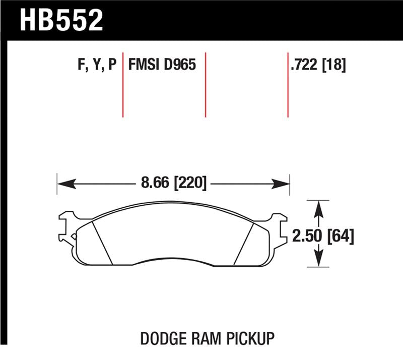 Hawk Performance Hawk Super Duty Street Front Brake Pads