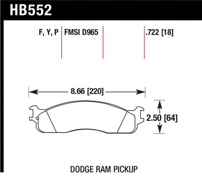 Hawk Performance Hawk Super Duty Street Front Brake Pads