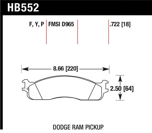 Hawk Performance Hawk Super Duty Street Front Brake Pads