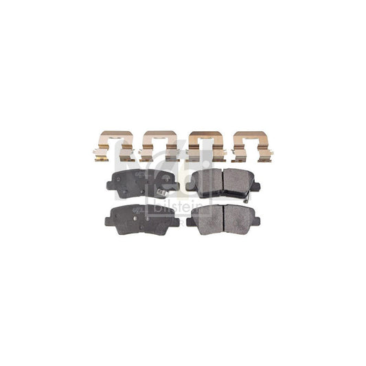 Febi Bilstein 116294 Brake Pad Set Rear Axle, With Acoustic Wear Warning, With Attachment Material