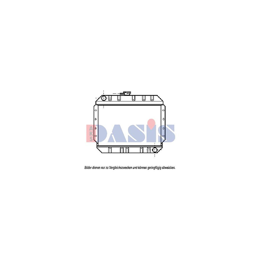 AKS Dasis 250140N Engine Radiator for Ford Transit