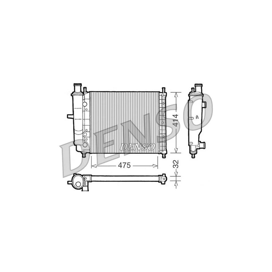 DENSO DRM09028 Engine Radiator