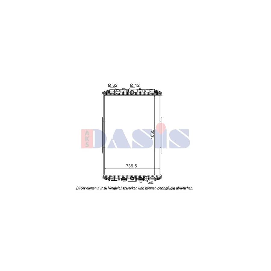 AKS Dasis 290220S Engine Radiator