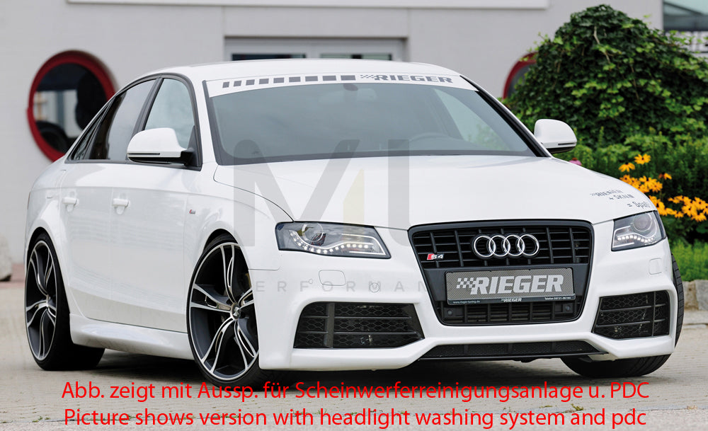 Rieger 00055524 Audi B8 B81 Front Bumper (A4 & S4) 2 | ML Performance UK Car Parts