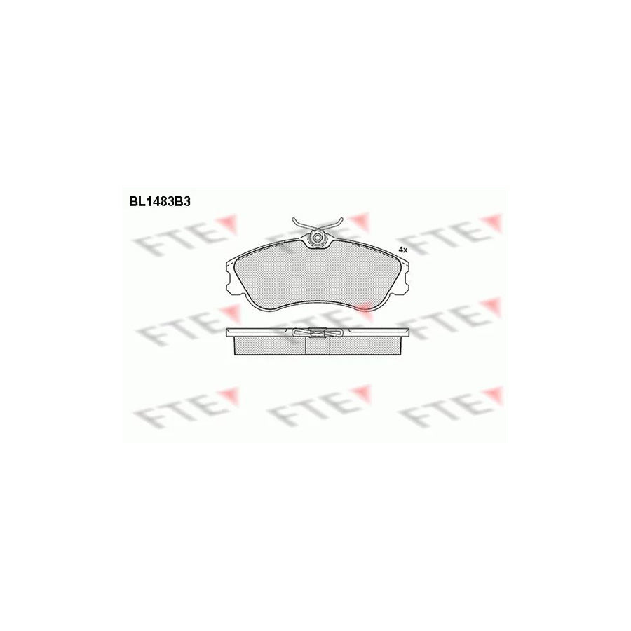 FTE 9010215 Brake Pad Set