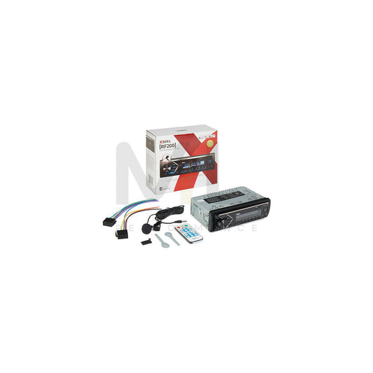 XBLITZ RF 200 Car stereo 1 DIN, AAC, APE, MP3, OGG, WAV, WMA, with remote control