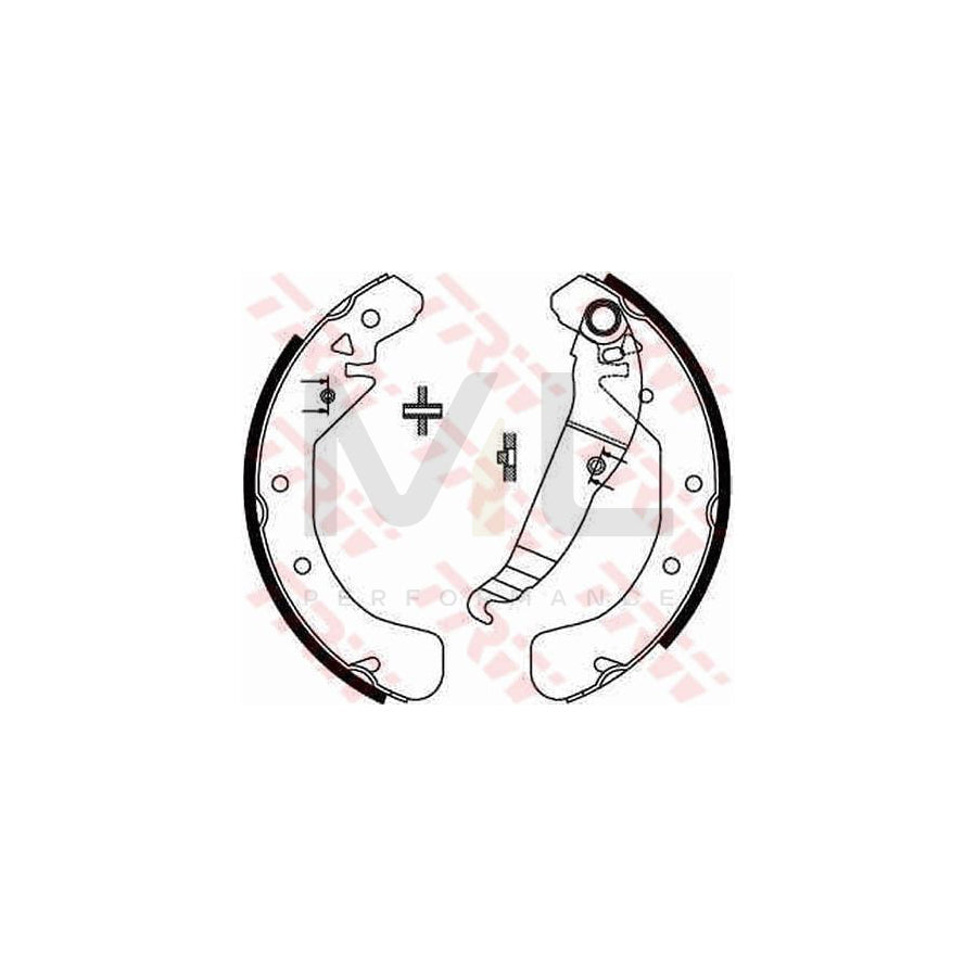 TRW GS8637 Brake Shoe Set | ML Performance Car Parts