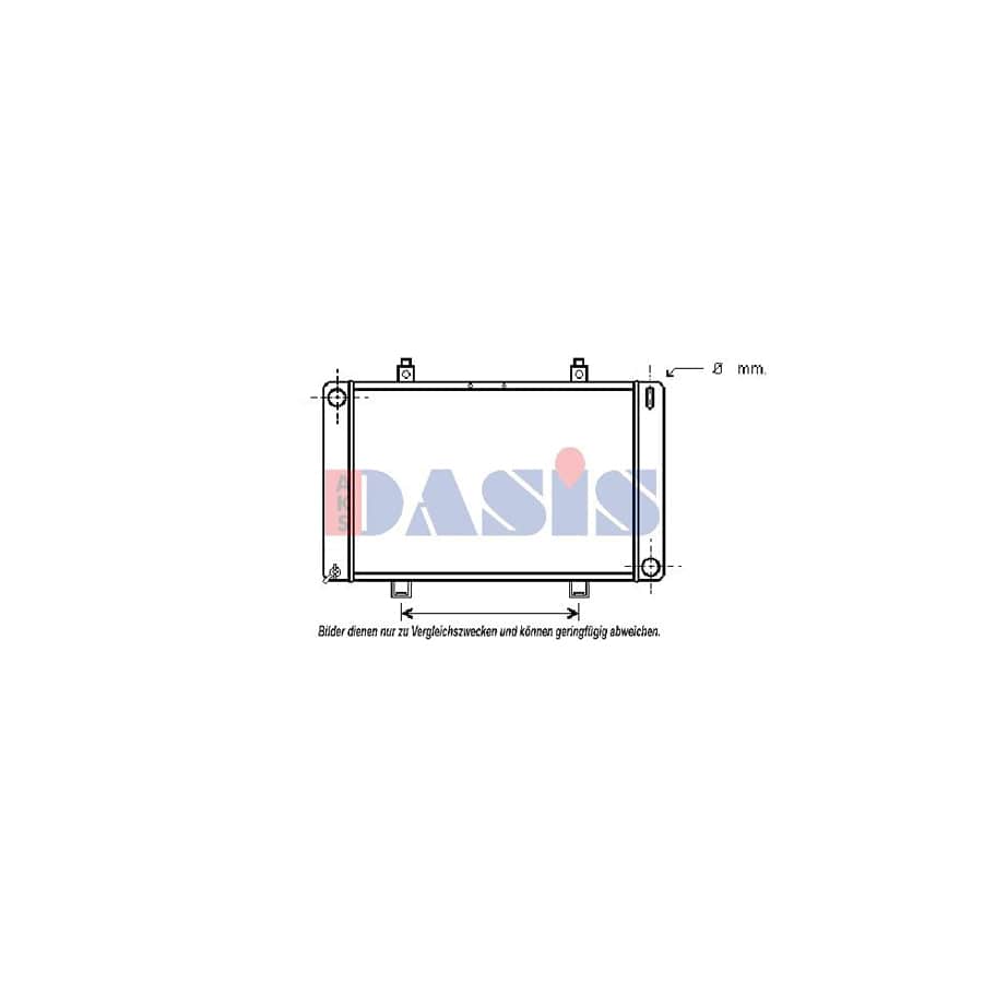 AKS Dasis 250120N Engine Radiator for Ford Transit