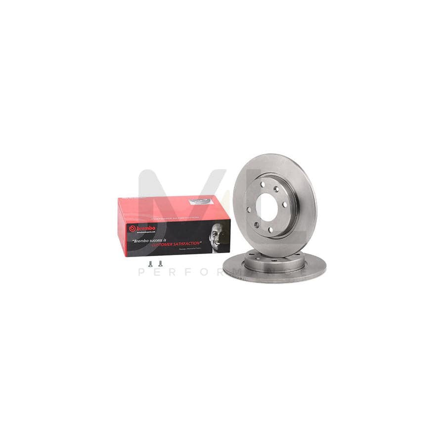 BREMBO 08.2985.10 Brake Disc Solid, with bolts/screws | ML Performance Car Parts