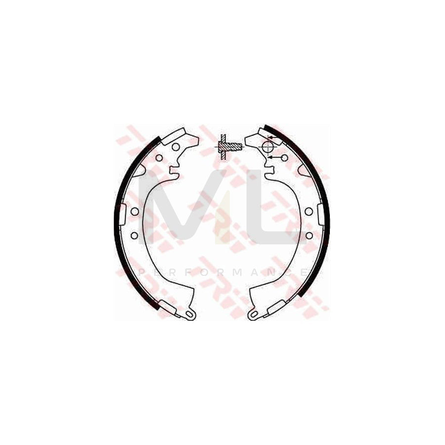 TRW GS8649 Brake Shoe Set for DAIHATSU Terios I (J1) | ML Performance Car Parts