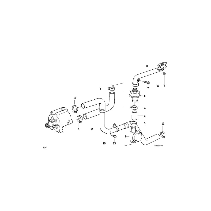 Genuine BMW 11721748022 E36 Non-Return Valve (Inc. M3 & Z3 M) | ML Performance UK Car Parts