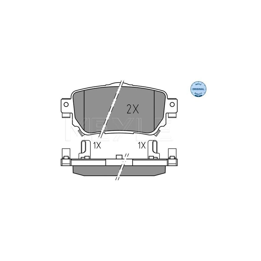 Meyle 025 259 6515 Brake Pad Set