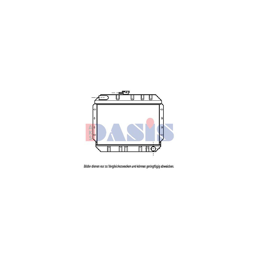 AKS Dasis 250170N Engine Radiator for Ford Transit