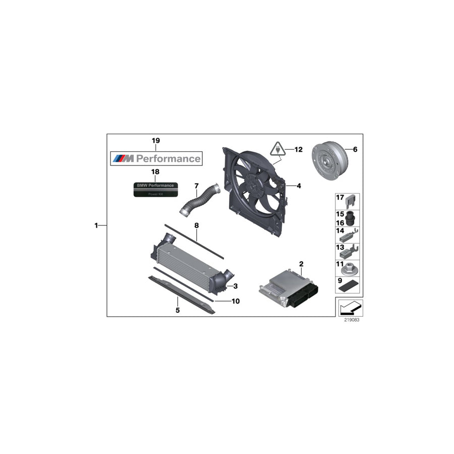 Genuine BMW 11122179619 E82 E81 E87 Power Kit BMW PERFORMANCE (Inc. 120d) | ML Performance US Car Parts